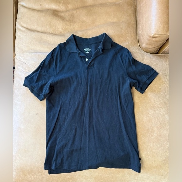 Merona Other - Merona Black Ultimate Polo Men’s Size Medium 100% Cotton Preppy